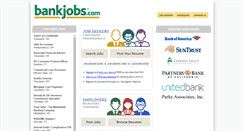 Desktop Screenshot of bankjobs.com