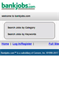 Mobile Screenshot of bankjobs.com