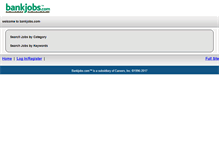 Tablet Screenshot of bankjobs.com